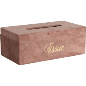 Koopman Pudełko na chusteczki Palmeira, różowy