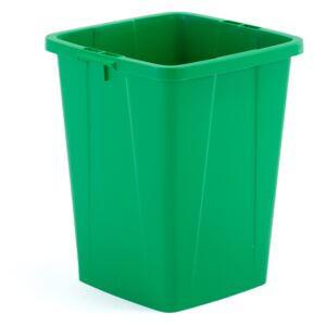 Pojemnik na śmieci OLIVIER, 610x490x510 mm, 90 L, zielony