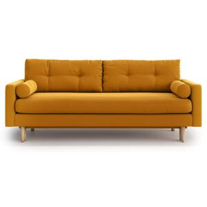 Sofa Moby z funkcją spania, Golden velvet