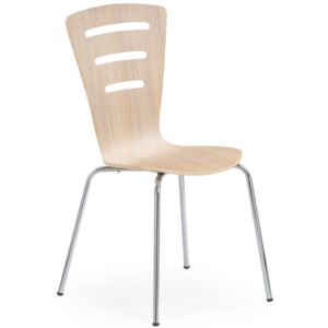 Profilowane krzesło Sator - dąb sonoma