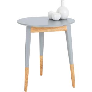 Zgrabny stolik w skandynawskim stylu, szary