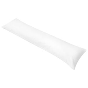 Poduszka dla śpiących na boku, biała, 40x145 cm