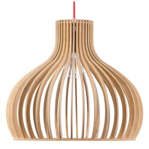 Lampa wisząca jasne drewno MALONE XL