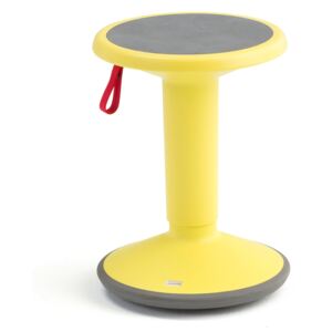 Stołek ergonomiczny UP, żółty