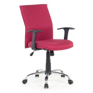 Krzesło biurowe regulowane czerwone ELITE