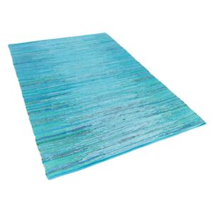 Dywan bawełniany 80 x 150 cm niebieski MERSIN