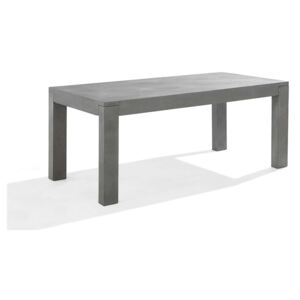 Stół ogrodowy betonowy 180 x 90 cm szary TARANTO