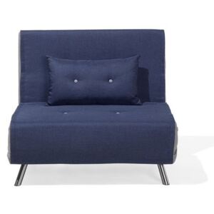 Sofa rozkładana niebieska FARRIS