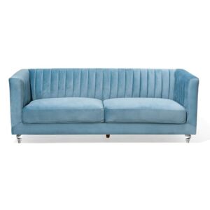 Sofa welurowa jasnoniebieska ARVIKA