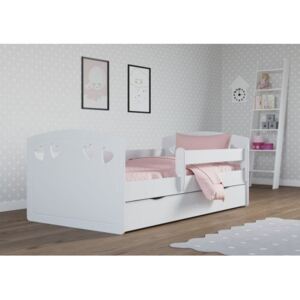 Łóżko z szufladą 140x80cm JULIA kolor biały