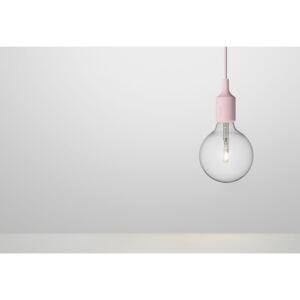 MUUTO lampa wisząca E27 SOCKET LAMP różowa