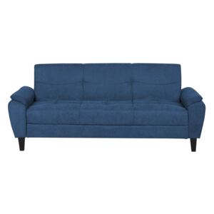 Sofa rozkładana tapicerowana niebieska HALMSTAD