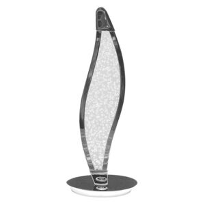 Lampa stołowa LED metalowa srebrna BUGUN