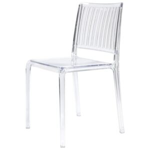 Krzesło Designerskie PHOENIX transparentne bezbarwne kolor: bezbarwny (transparentny), Materiał: poliwęglan, EAN: 5903949790306