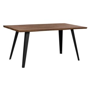 Stół do jadalni 160 x 90 cm ciemne drewno WITNEY