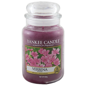 Świeca zapachowa Yankee Candle Verbena, czas palenia 110–150 godzin