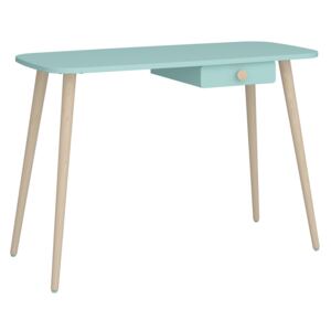Miętowe biurko w stylu skandynawskim Gaia 1S