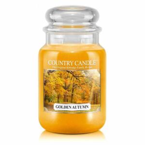 Country Candle - Golden Autumn - Duży słoik (652g) 2 knoty