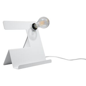 Lampa na stół biała Sollux INCLINE SL.0668