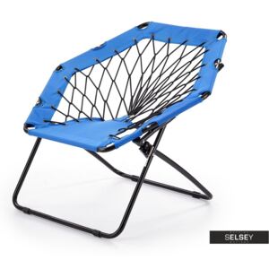 Krzesło składane Xordos niebieskie