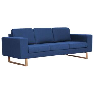 Elegancka trzyosobowa sofa Williams 2x - niebieska
