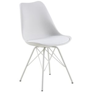 Krzesło Eris 49x86 cm białe