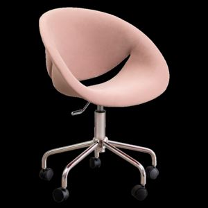 Krzesło biurowe Relax - różowe
