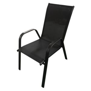 Fotel ogrodowy - czarny