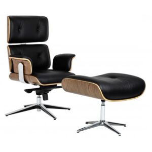 Fotel biurowy Lounge Business - czarny