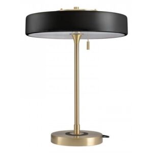 Lampa stołowa Artdeco czarno - złota