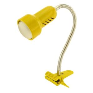 Lampka biurkowa lolek flex klips kolor żółty