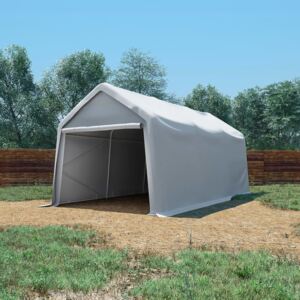 Namiot magazynowy PVC, 550 g/m², 3 x 6 m, biały