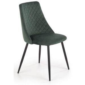 Krzesło K405 Zielony Velvet Aksamit Halmar
