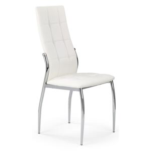 Krzesło K209 Biały Eko Skóra Pikowane HALMAR