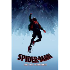 Oprawiony plakat Spider-Man Uniwersum - Fall, (66 x 96 cm)