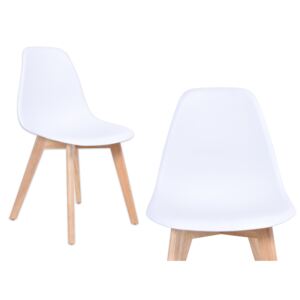 Krzesło nowoczesne K-ASTI DSW białe