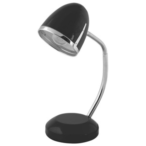 Lampka biurkowa Pocatello 1 x 18 W E27 czarna