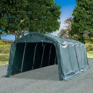 Przenośny namiot dla bydła PVC, 550 g/m², 3,3 x 8 m, zielony