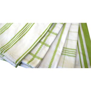 Zestaw ręczników kuchennych 2 szt. - zielony - Rozmiar 50x70cm
