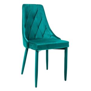 Krzesło velvet zielony Trix