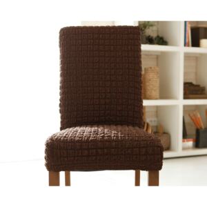 Pokrowiec na krzesło PETRA Kolor: brązowy