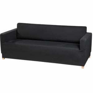 Pokrowiec na sofę 3-osobową TIMEA Kolor: czarny
