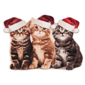Wycieraczka Zala Living Christmas Cats Contour, 45x64 cm