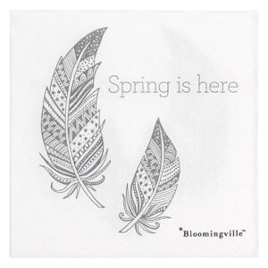 Zestaw 20 serwetek papierowych Bloomingville Spring, 25x25 cm
