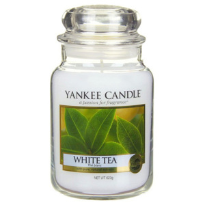 Świeca zapachowa Yankee Candle Biała Herbata, czas palenia 110–150 godzin