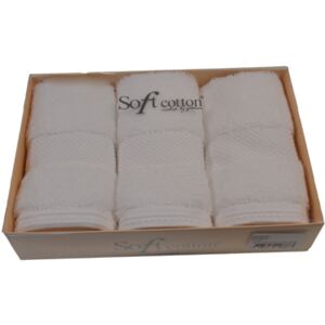 Zestaw podarunkowy małych ręczników DELUXE Biały