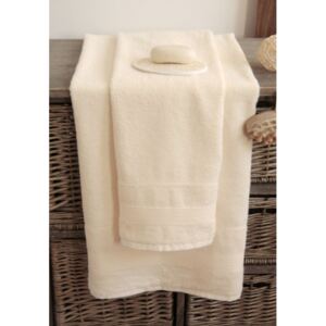 Komplet ręczników, Bamboo Moreno, kremowe, 2 szt