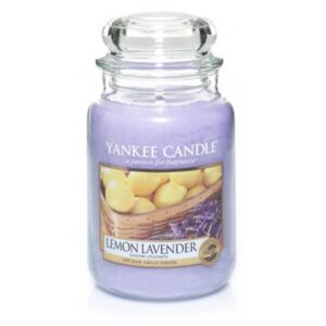 Świeca Yankee Candle Lemon Lavender, duży słoik (623g)