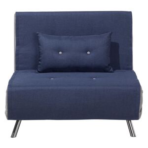Sofa z funkcją spania niebieska FARRIS