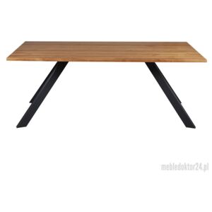 Stół Olchowy 90x200 drewno i metal